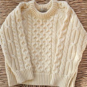 Softest LLBean Fishermans sweater Kids size 4